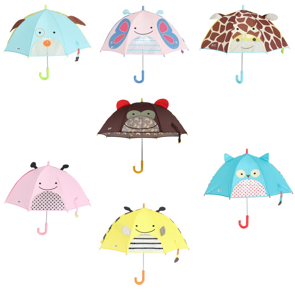 Cartoon Gedrukt Paraplu Kids Kinderen Regen Paraplu Opvouwbare Paraplu