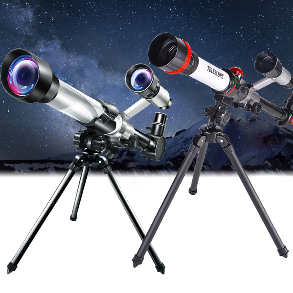 Telescopio astronómico para observación de estrellas, Monocular espacial HD, ocular de gran aumento, binoculares potentes