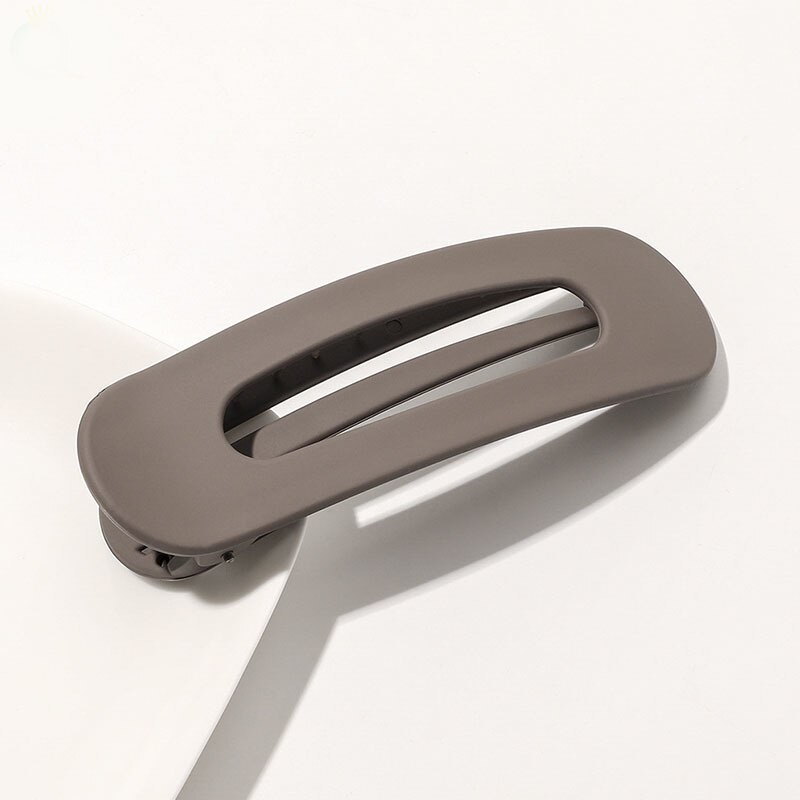 Koreaanse Frosted Grote Haarspeldjes Voor Vrouwen Meisje Haaraccessoires Mode Kleur Effen Acryl Haarspelden Getande Antislip BB Barrette: Blauw