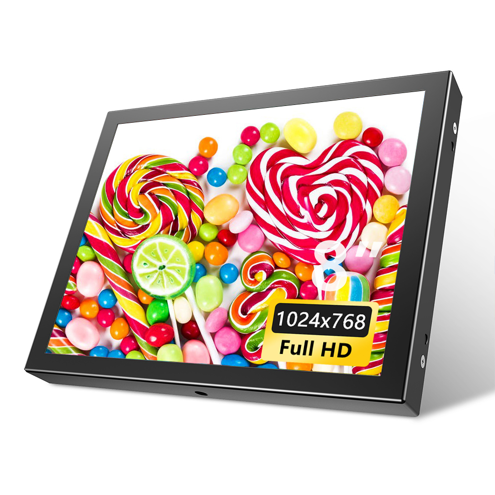 Miktver S811h Mini 8 "Monitor Hd 1024X768 Auto Achteraanzicht Lcd-Scherm Tft Scherm Met Hdmi Vga Av Video Ingang Voor Pc Dvd Dvr Ccd: Default Title