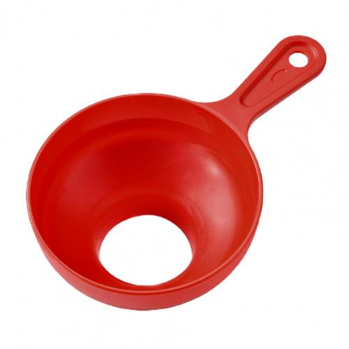 80% Sales! Filling Funnel Harmless Portable Smooth Inner Wall Kitchen Space-saving Hooper for Travel: Red