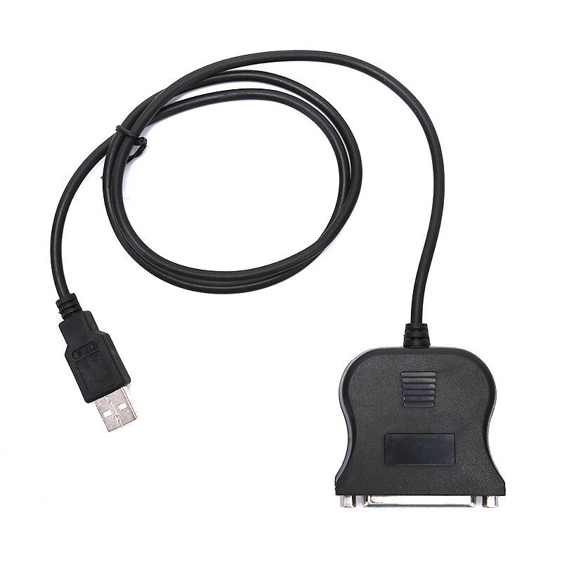 One 120 cm USB 2.0 to 25-pin parallel port printer IEEE 1284 USB to parallel adapter cable