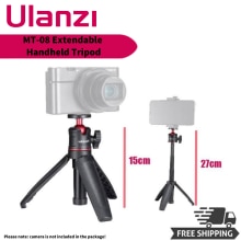 Ulanzi MT-08 Uitschuifbare Handheld Statief Voor Gopro Akaso Actie Camera Mirrorless Camera Video Camera Vlog Monopod