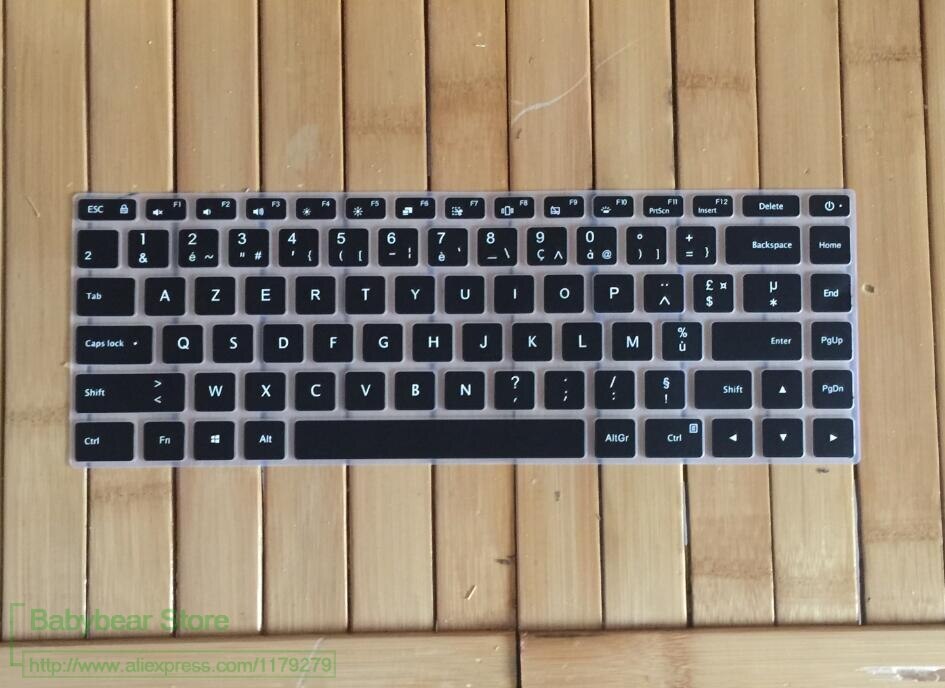 Powforward Franse clavier azerty Silicone Laptop Keyboard Cover Voor Xiao mi mi notebook pro 15 15.6 skin protector Film Francaise