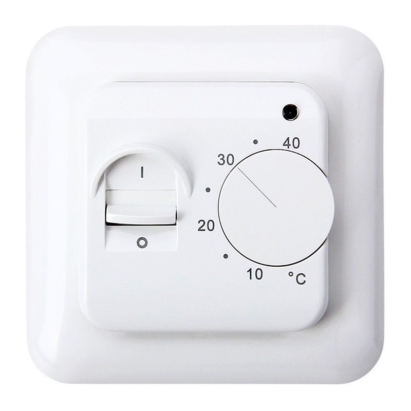 M5 Room Floor Heating Thermostat Mechanical Temperature Controller Infrared Warm Floor with 3m External NTC Sensor Probe