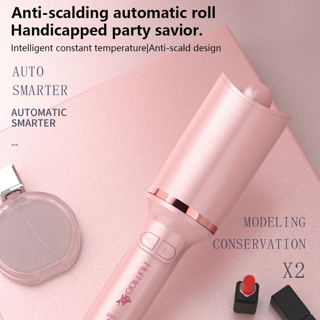 Fer à friser automatique Air bigoudi céramique rotatif Air bigoudi Air Spin Curl Auto cheveux bigoudi outil de coiffure
