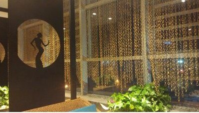 Rattan bamboo curtain straw weaving hanging partition curtain retro natural style of home kindergarten