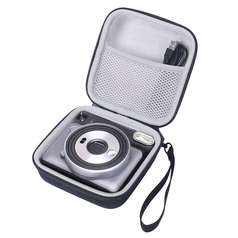 Protective Case For Fujifilm Instax Square SQ6 Instant Film Camera Mini Travel Carrying Bag Shell With Hand Strap Pouch Cases