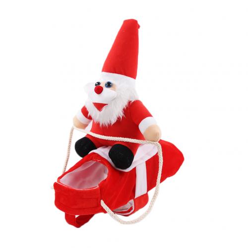 Vêtements de noël pour animaux de compagnie, tenue mignonne et à la , doux et , pour père noël, chien, chat, décoration de: XL