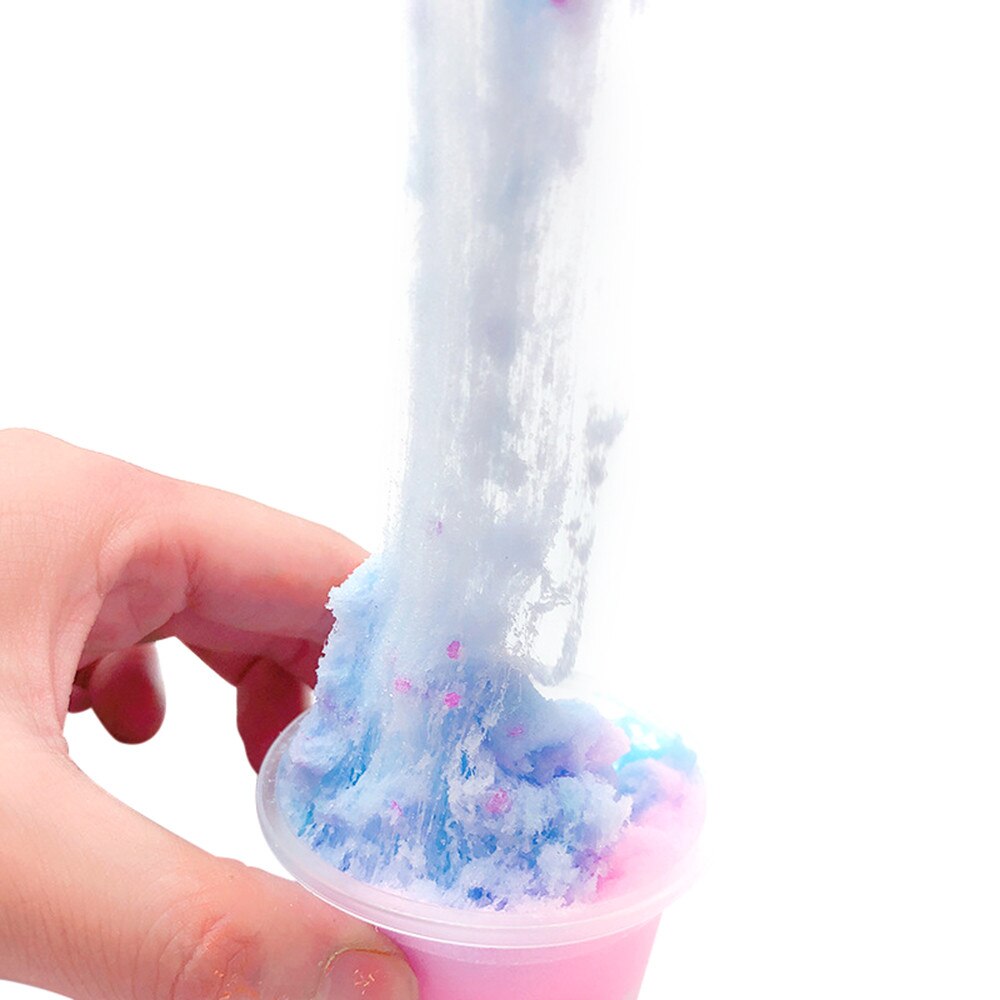 60Ml Flikkeren Sterren Slime Modder Mengen Cloud Slijm Stopverf Boetseerklei Speelgoed Geurende Stress Kids Speelgoed Antistress Decompressie Speelgoed