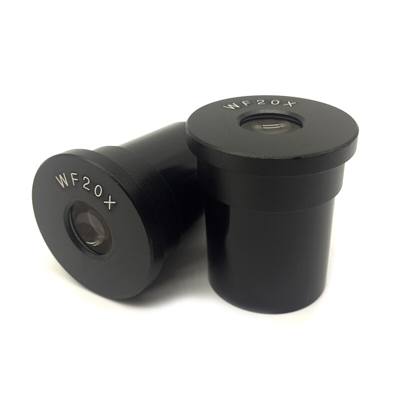 WF20X WF25X Eyepiece for Biological Microscope Wide Field Optical Glass Ocular Lens Mounting Size 23.2mm 20X 25X