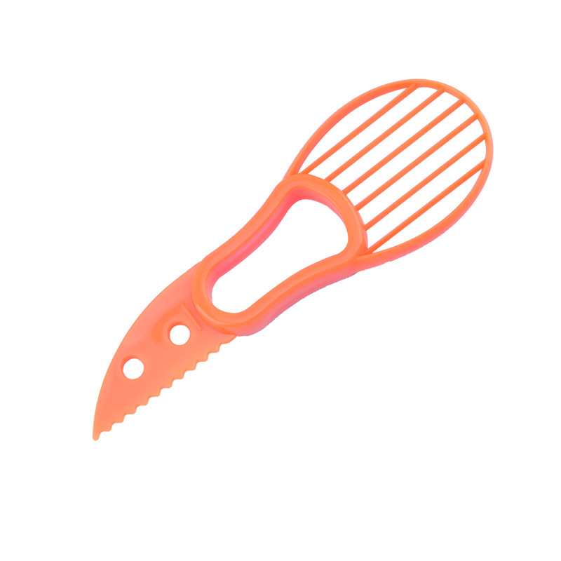Avocado Slicer Tool, Professionele Avocado Tool 3-In-1 Multifunctionele Avocado Snijmachine Avocado Pitters Avocado Cutter: Orange