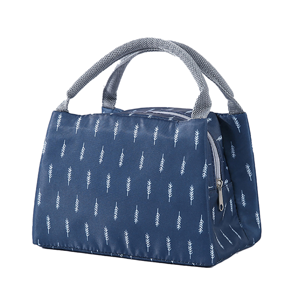 Leisure Vrouwen Draagbare Kleine Lunch Tas Canvas Streep Geïsoleerd Koeltassen Thermische Voedsel Picknick Lunch Zakken Kinderen Lunchbox Tas tot: E