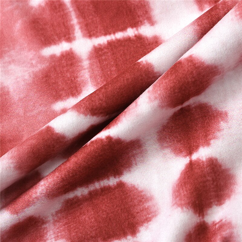 Mode Tie-Dye Gedrukt Baby Meisjes Jongens Slaapzakken Hoeden 2 Stuks Lange Mouw Katoenen Deken 6 Kleuren