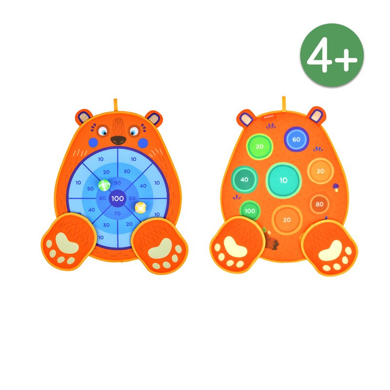 Mideer Kinderen Gooien Spel Digitale Bediening Sport Pitching Speelgoed Sucker Kleverige Klittenband Bal Ouder-kind Interactie Kids 4Y +: Oranje