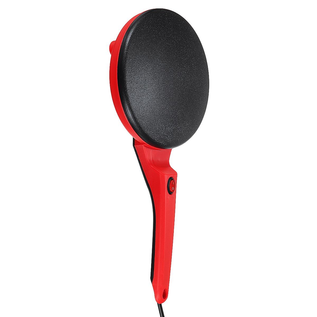 Crêpière électrique Portable, 220V, 600W, antiadhésive, pour la cuisson des crêpes ou des gâteaux, appareil de cuisine: Rouge