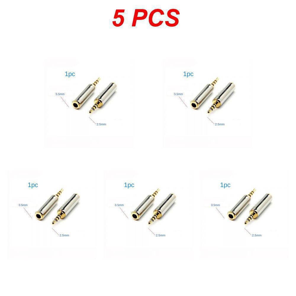 Jack 3.5 mm to 2.5 mm ljudadapter 2.5mm hane  to 3.5mm honkontakt för aux-högtalarkabel hörlursuttag 3.5: Övrig