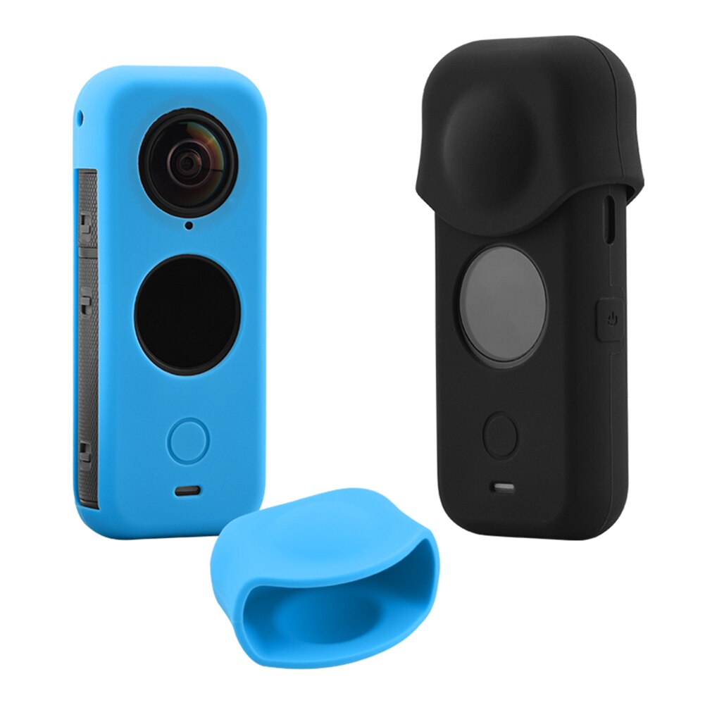Weiche silikonhülle für insta 360 und one  x2 kamera – staubschutzhülle für objektiv und kamerazubehör