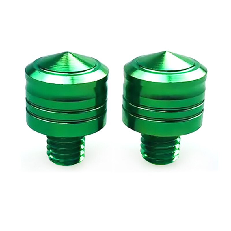Rétroviseurs de moto pour Kawasaki Z400 Z650 Z750 Z800 Z250, 2 pièces, adaptateur de montage de rétroviseur latéral: green
