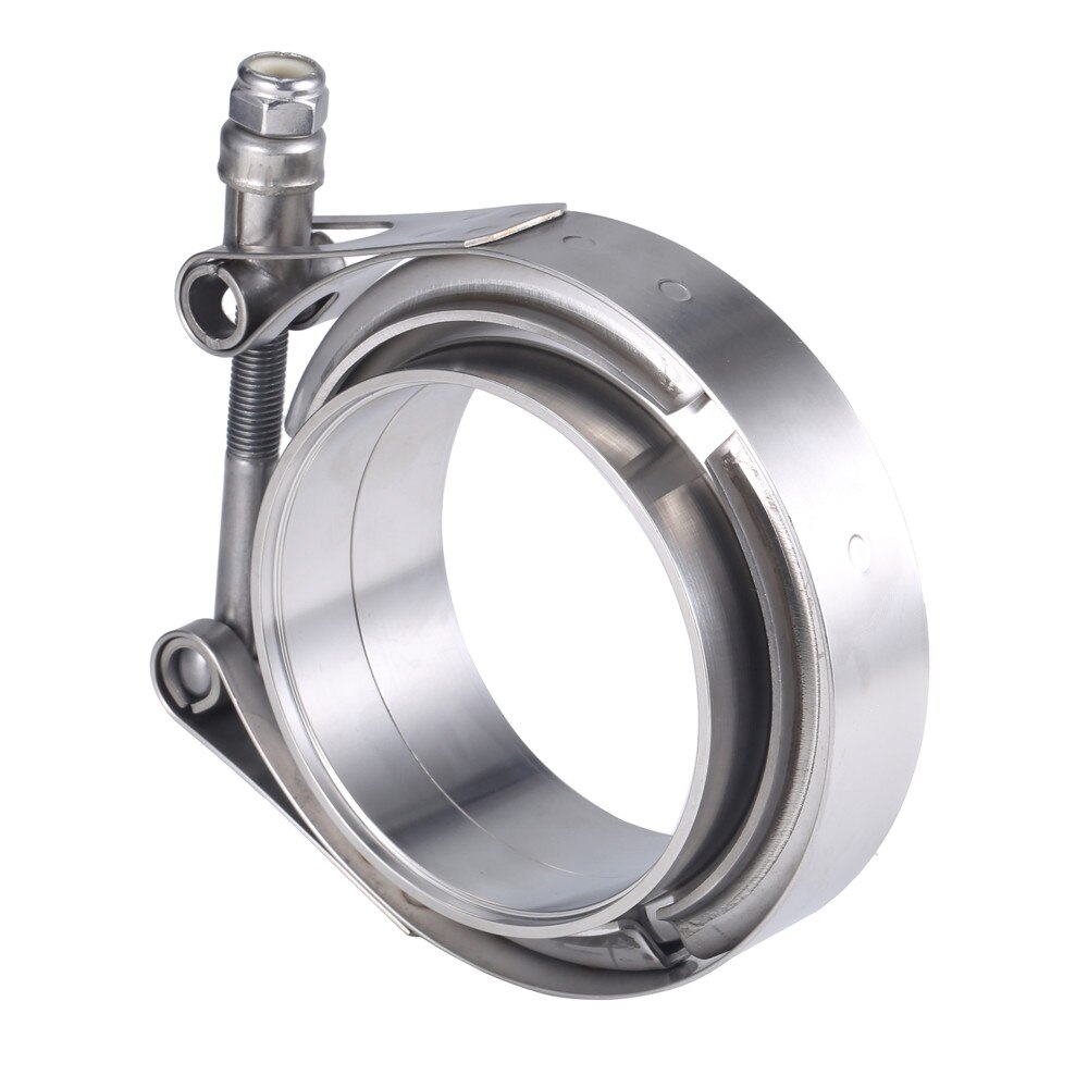 Stainless Steel Auto 3 Quick Release V band Clamp 2" 2.5" 3" 4" Inch V-band 3 Inch Male Female Exhaust Flange 76mm Vband Clamps