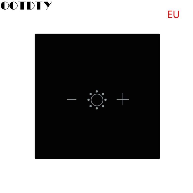 Wifi LED Smart Dimmer Light Switch EU/US Remote Control Intelligent Speaker Voice Control Timer Setting: Black EU