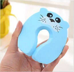2Pcs Kids Baby Cartoon Animal Jammers Stop Edge & Corner for Children Guards Door Stopper Holder lock Safety Finger Protector: Sea dog