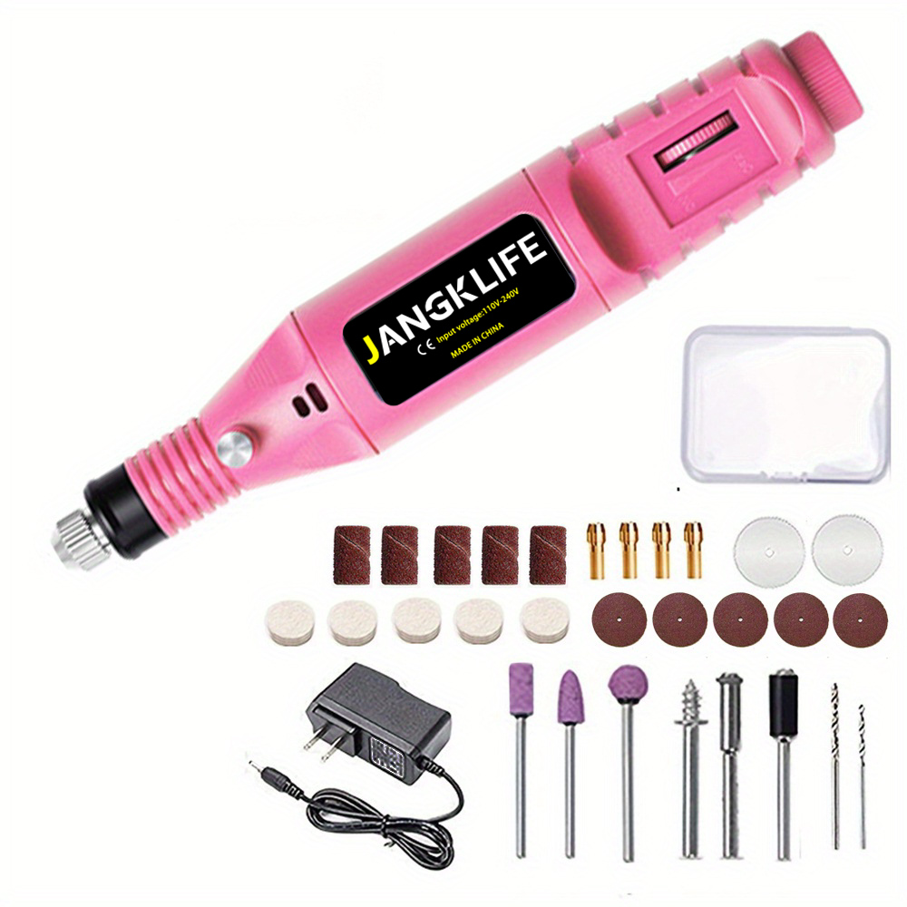 9V Mini Drill Electric Carving Pen Variable Speed Drill Rotary Tools Kit Engraver Pen for Grinding Polishing