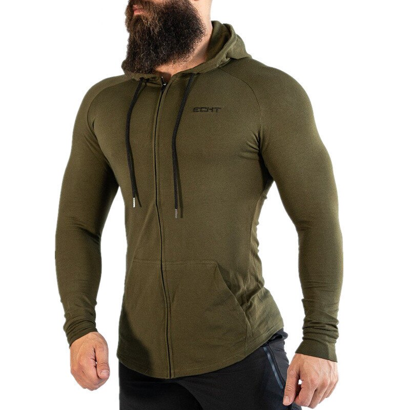 Herfst winter Mannen Gym Hoodies Fitness Bodybuilding Sweater Trui Sportkleding Mannelijke Workout Capuchon Kleding