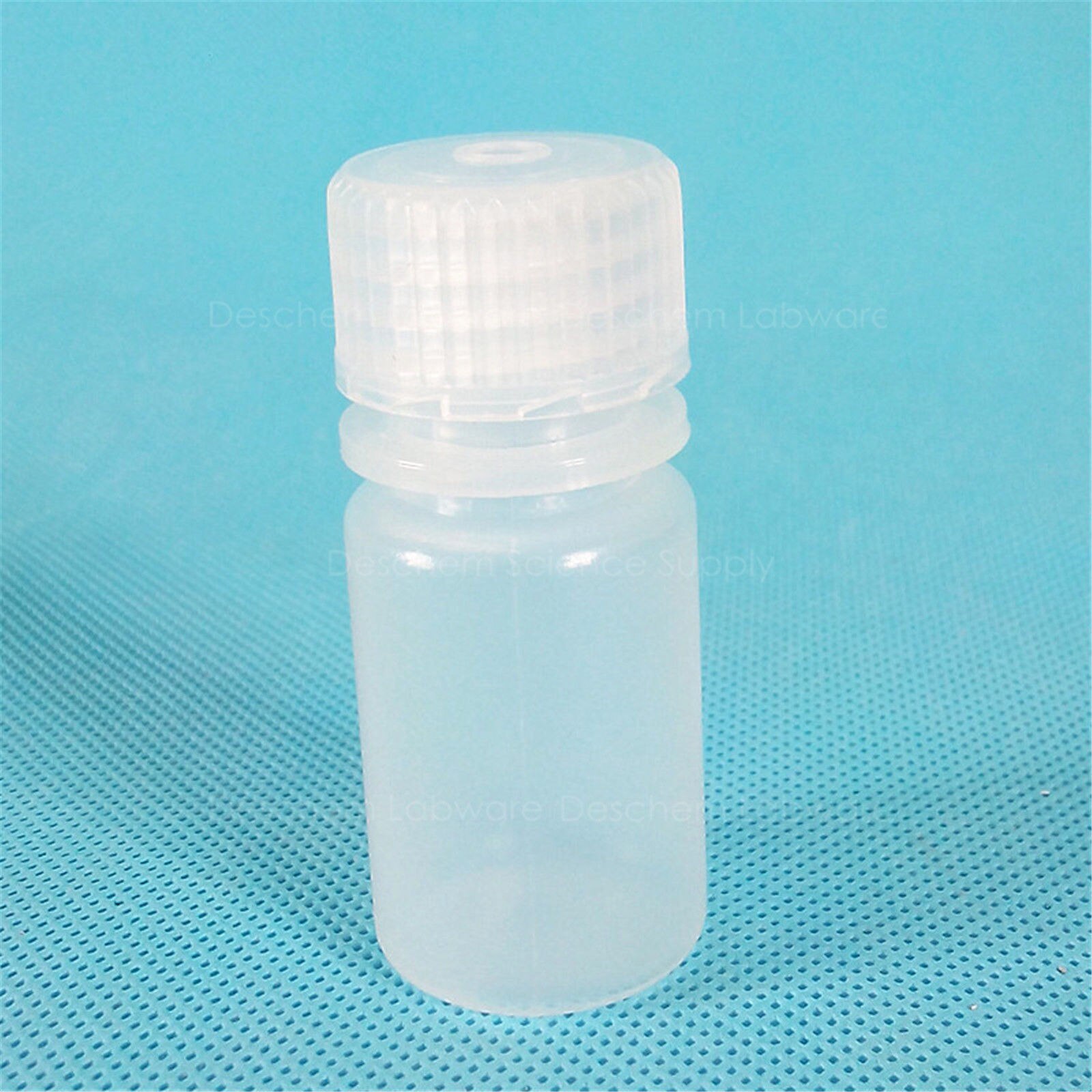 3Pcs 25mL PP Reagent Bottle Small-Mouth Polypropylene Sample Bottles W/Screw Lid