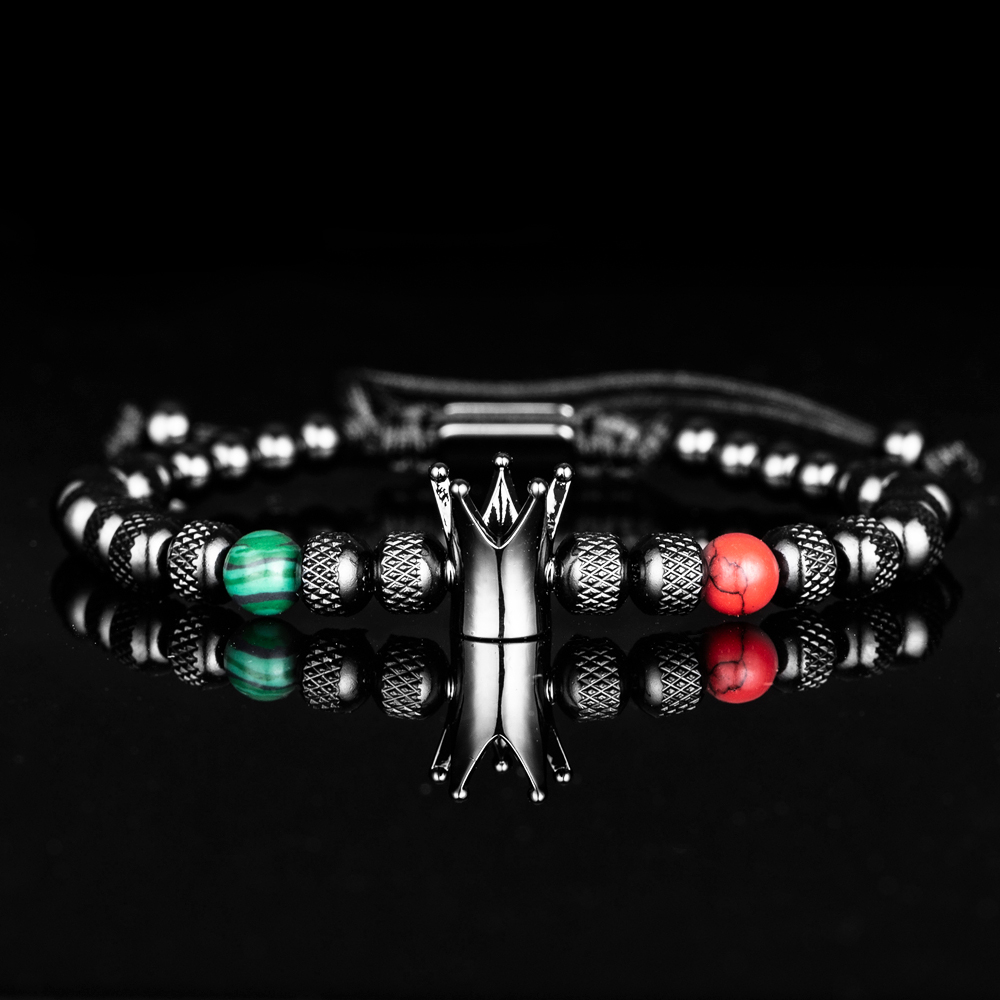 Bracelet couronne de luxe SION L pour homme, acier inoxydable, acier au titane, or, bracelet document, taille soeur, bijoux: Or foncé