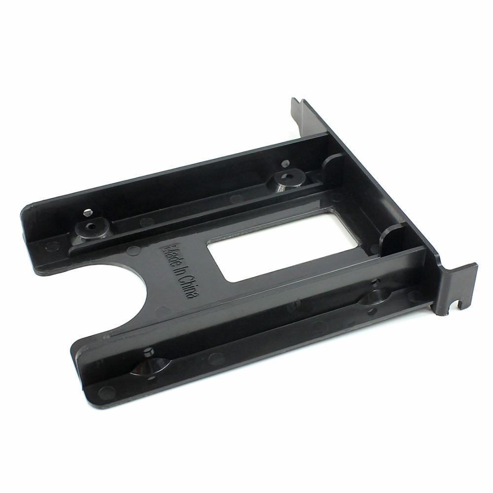 XT-XINTE Plastic PCI Slot 2.5 Inch HDD/SSD Mounting Bracket Hard Drive Adapter Chassis Rear Bracket Hard Drive Holder
