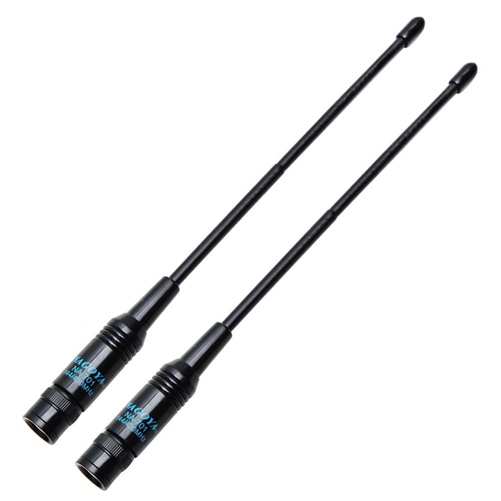 Nagoya NA-701 Bnc 144/430Mhz Dual Band High Gain Flexibele Antenne 10W NA701 Voor Icom Yeasu Kenwood walkie Talkie Walkie Talkie: 2 pcs