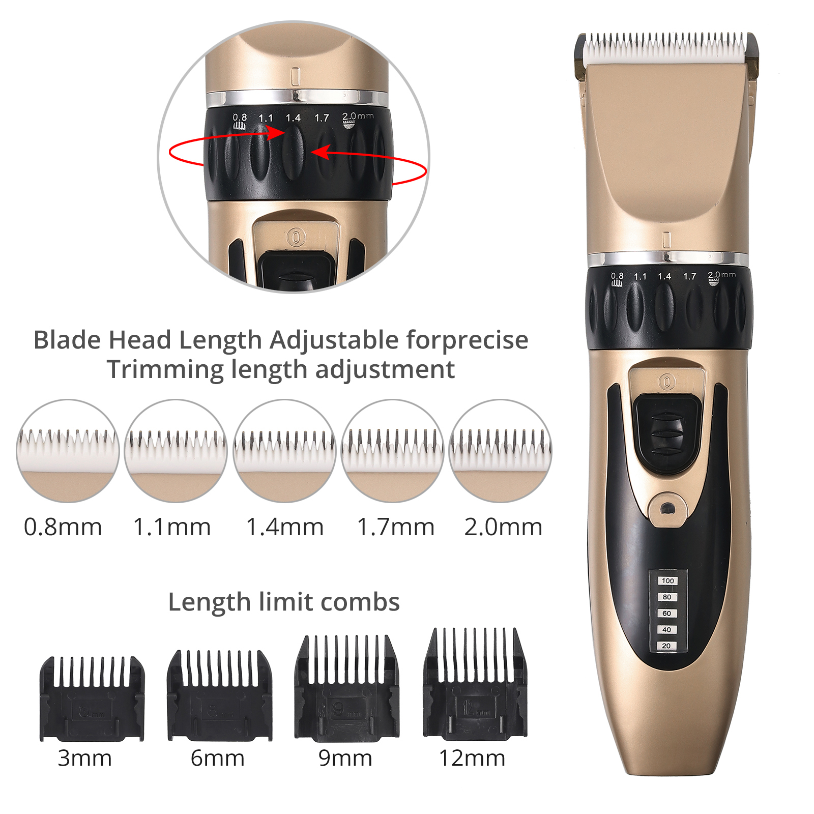 Kat Cutter Neoteck Oplaadbare Kat Hond Haar Trimmer Elektrisc... – LovingPrices