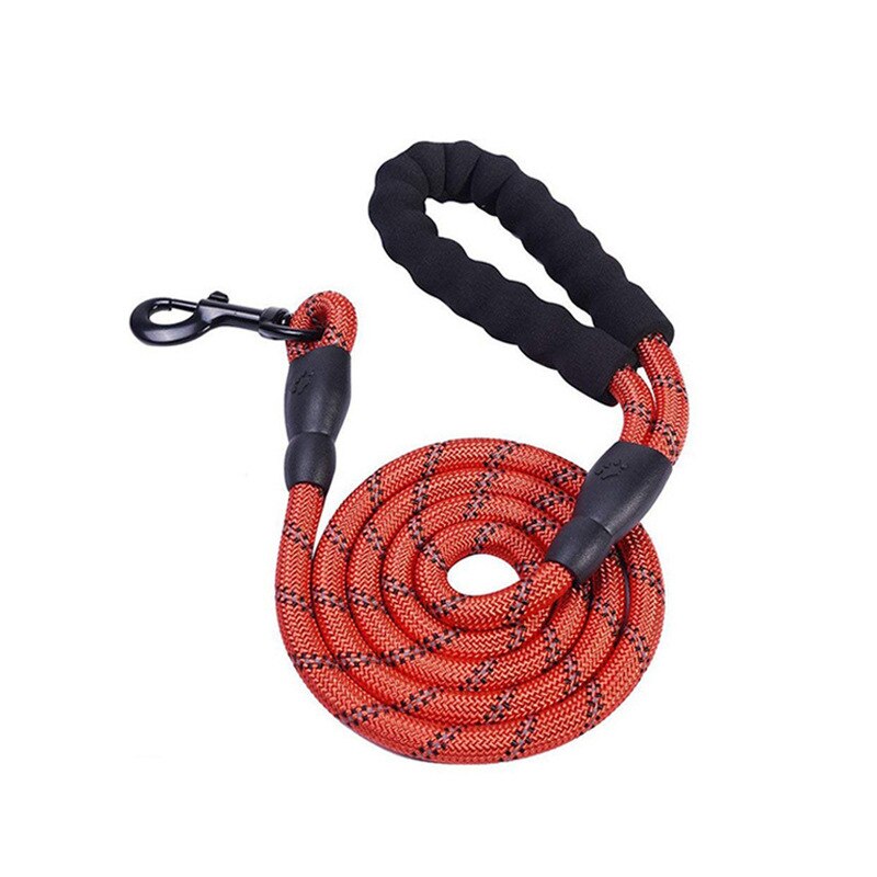 70Kg Pet Hondenlijn Rope Nylon Zinklegering Verstelbare Training Lead Pet Hondenlijn Strap Touw Tractie Hond harnas Kraag Lood: red