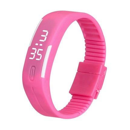 Charmant Horloges Unisex Trendy Vrouwen Siliconen Snoep Kleur Led Sport Armband Touch Digitale Horloge Voor Kinderen