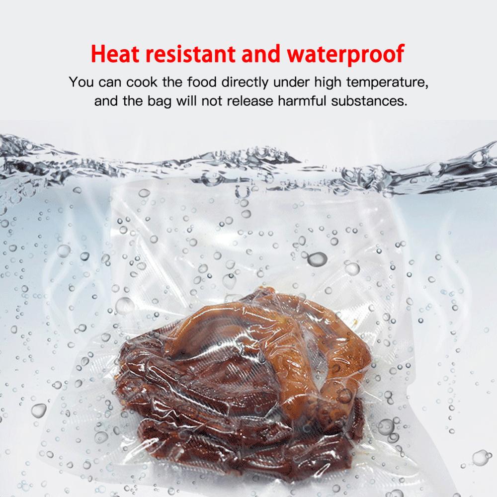 Uszczelniacz próżniowy rolki, worki Sous Vide, plastik klasy handlowej, przechowywanie próżniowe i uszczelnienie żywności, hermetyczne oszczędzanie próżniowe пакеты полиэтл