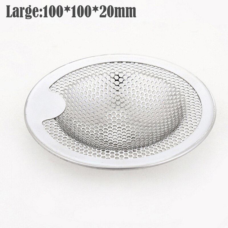 1 pièces en acier inoxydable évier crépine douche plancher Drain salle de bain bouchon piège capteur de cheveux cuisine évier filtre couverture de sol Drainage: L