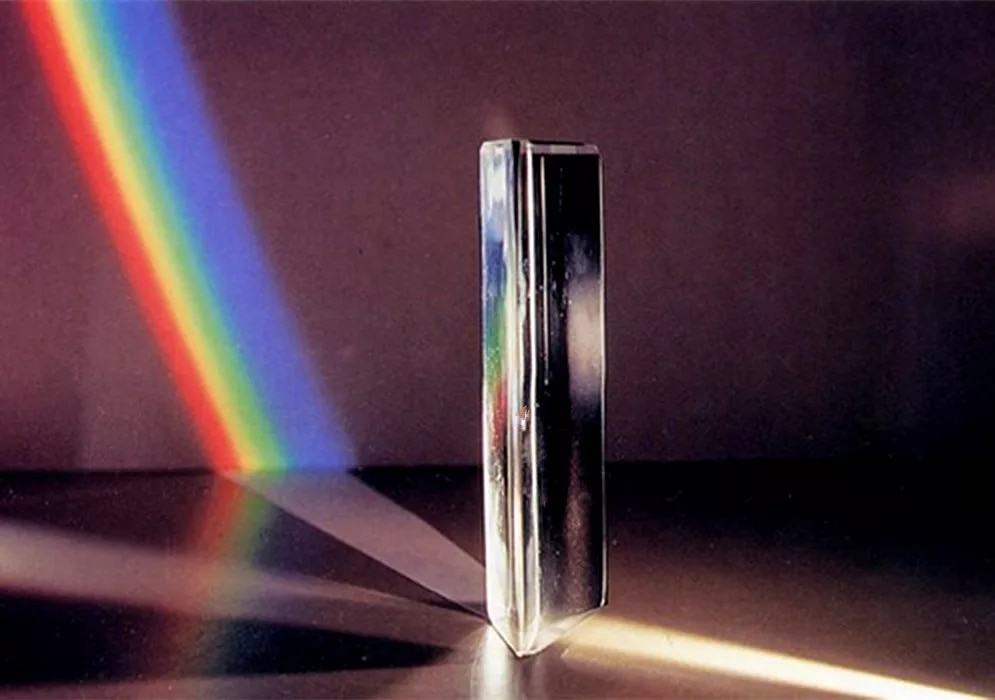6 "Amlong Kristal Optische Glas Driehoekig Prisma voor Onderwijs Light Spectrum Natuurkunde 150mm