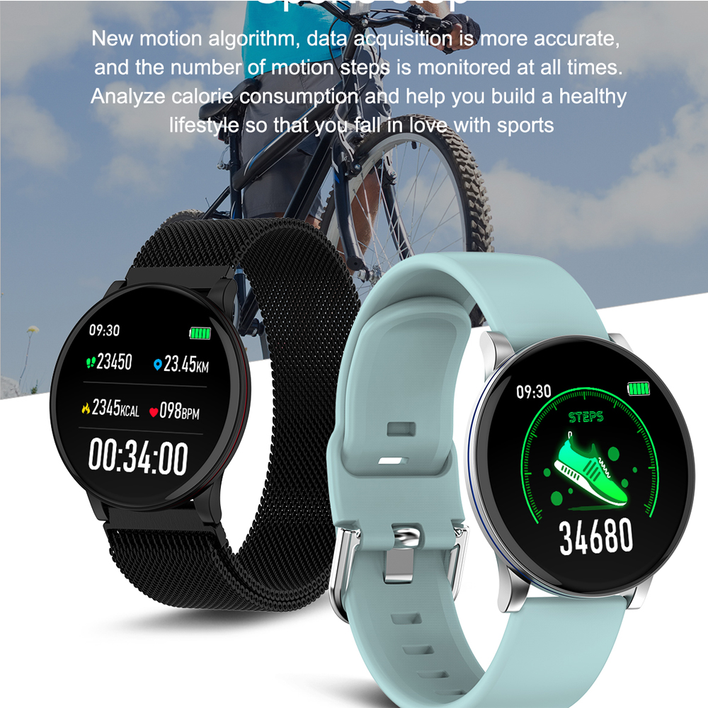 LEMFO Smart Uhr Full Touch 1,3 zoll Bildschirm Wasserdichte IP67 Smartwatch Männer und Frauen Herz Rate Monitor Blutdruck Uhr