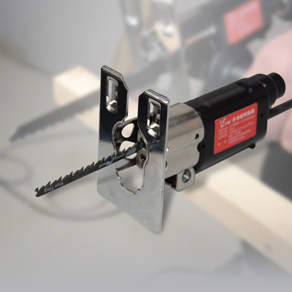 Lime de fixation pour perceuse électrique, Kit de scie alternative pour perceuse électrique, travail du bois avec poignée, accessoires de coupe de métal multifonctionnels