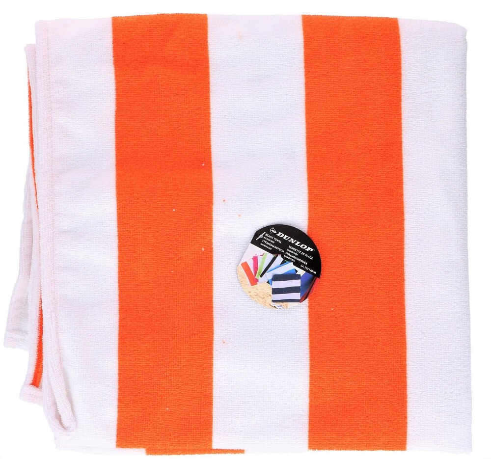 Serviette de plage 70x140 cm Dunlop Orange