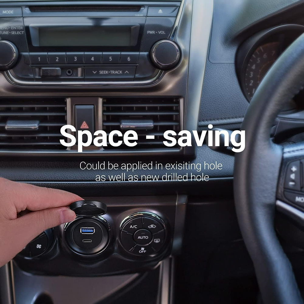 Przedłużacz USB 2.0 A&rodzaj-C USB 3.0 A&rodzaj-C 2.0/3.0/3.1 męnarty na żeńnarty robić montażu na desce rozdzielczej samochodu Wodoodporny kabel podtynkowy robić montażu na panelu