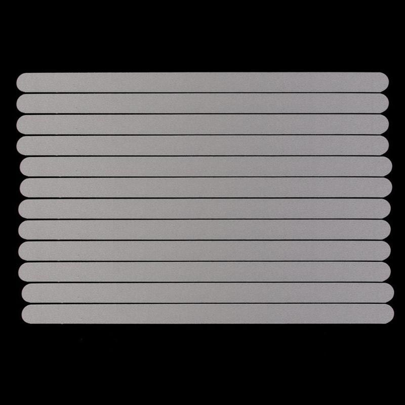 24pcs Anti-slip Strips Shower Stickers Bath Safety Strips Transparent Non Slip Strips Stickers for Bathtubs Bathroom (2cmx20cm)
