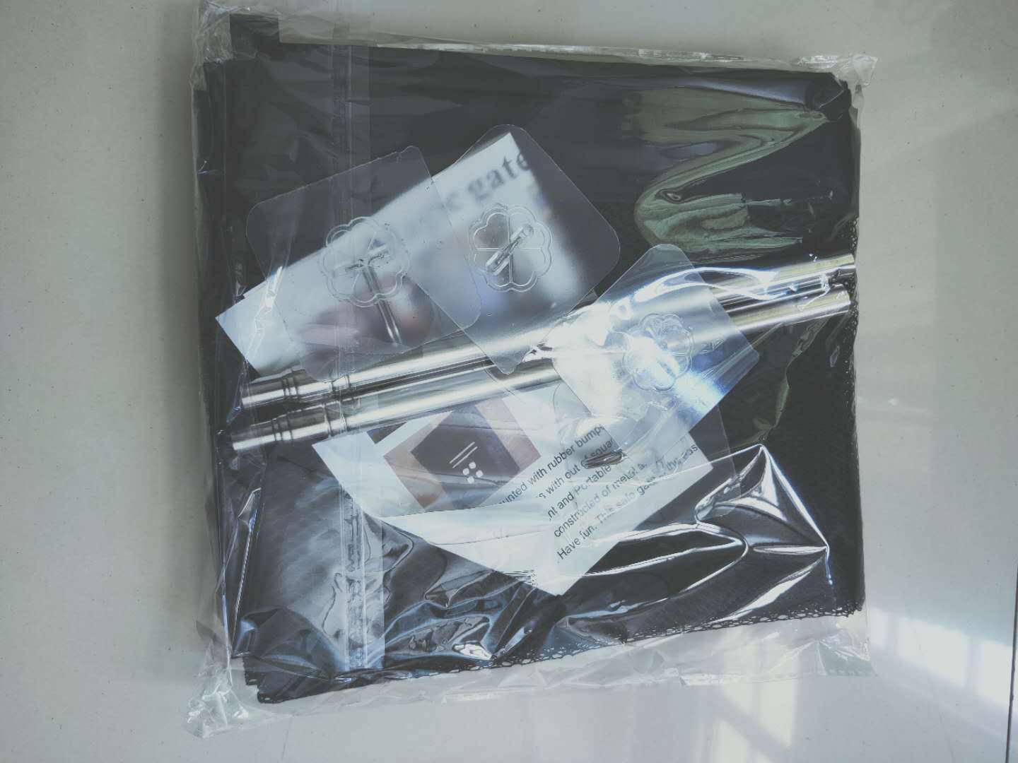 Cat/Dog Magic-Gate Dog Pet Fences Ingenious Mesh Safe Guard Indoor and Outdoor Safety Enclosure Magic Gate For Dogs Cat Pet: Transparent hook / 180cmx72cm