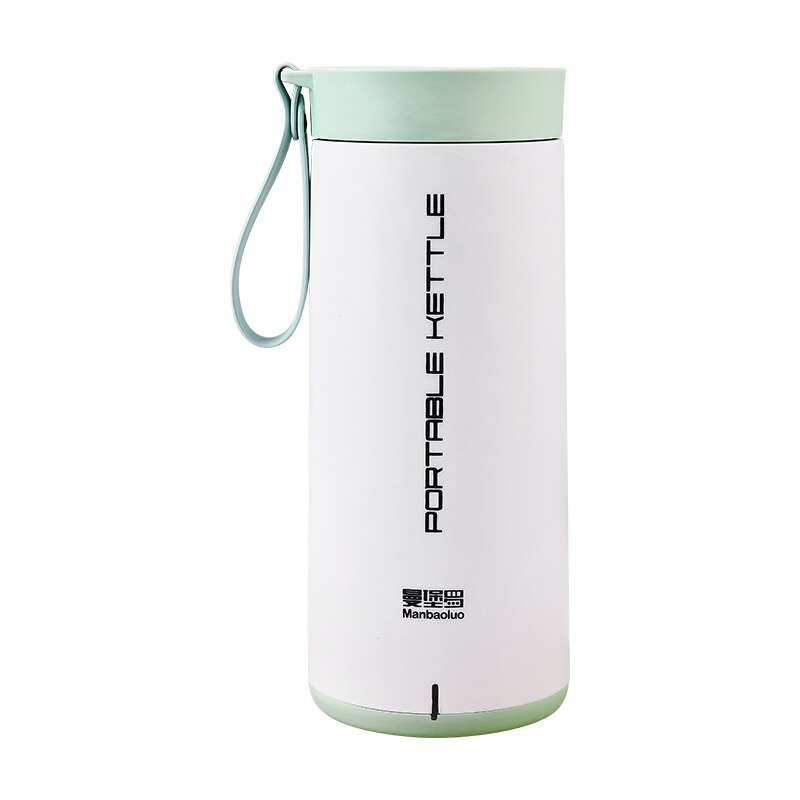 Electric water cup portable small heat preservation integrated kettle travel home automatic student boiling water cup: green / AU