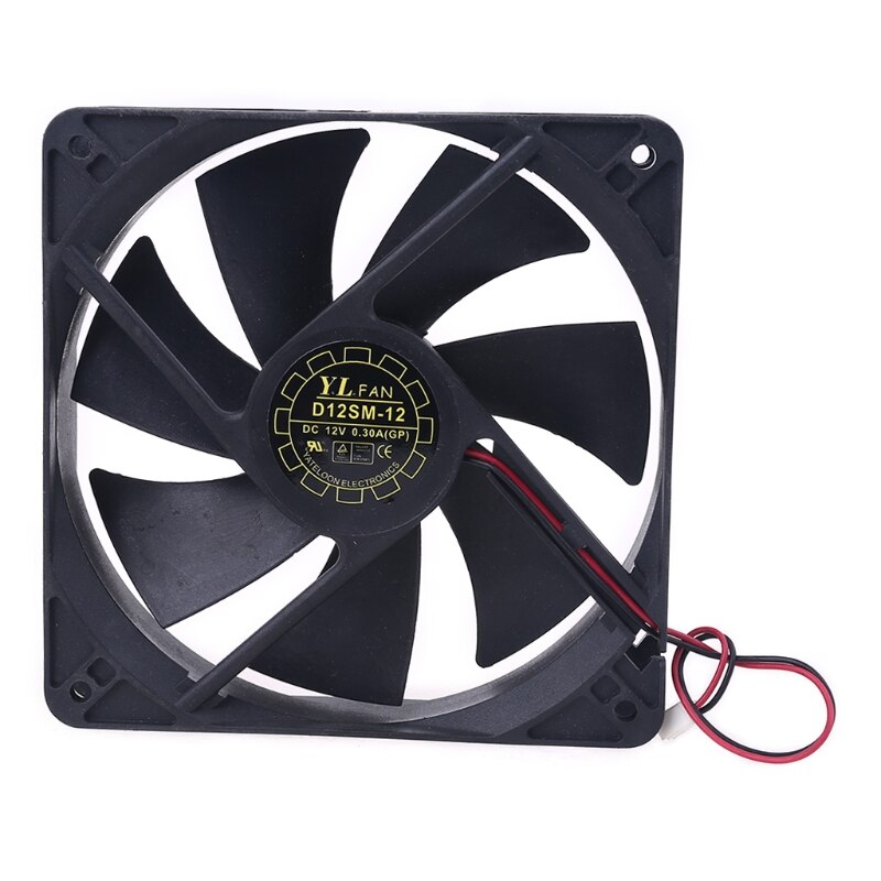 Original Server Cooling Fan for Yate Loon D12SM-12 DC 12V 0.30A 120*120*25MM 12CM for Ant Miner FAN