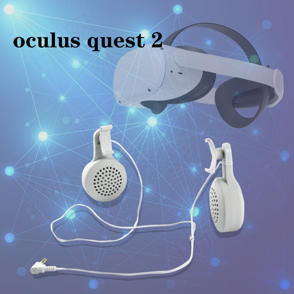 Vr Accessoires Voor Oculus Quest 2 Vr Headset Vervanging Wired Oortelefoon Hoofdtelefoon Wired Oordopjes Virtual Reality Onderdelen