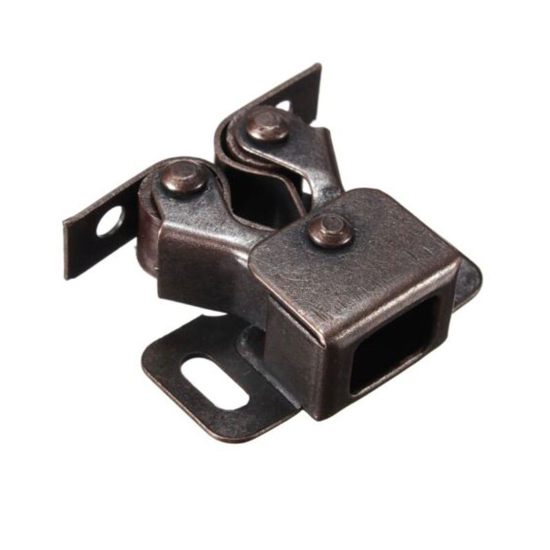 10pcs Premium Double Ball Roller Catches Cupboard Cabinet Door Latch Hardware Copper 32 x14 x 27mm Door Clip Buckle Handle