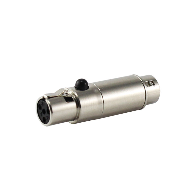HIXMAN CA801 Konvertierungsadapter für Audio Technica Hirose 4-Pin cW zu SHURE LINE 6 JTS Carvin TOA Trantec TA4F Wireless Sender