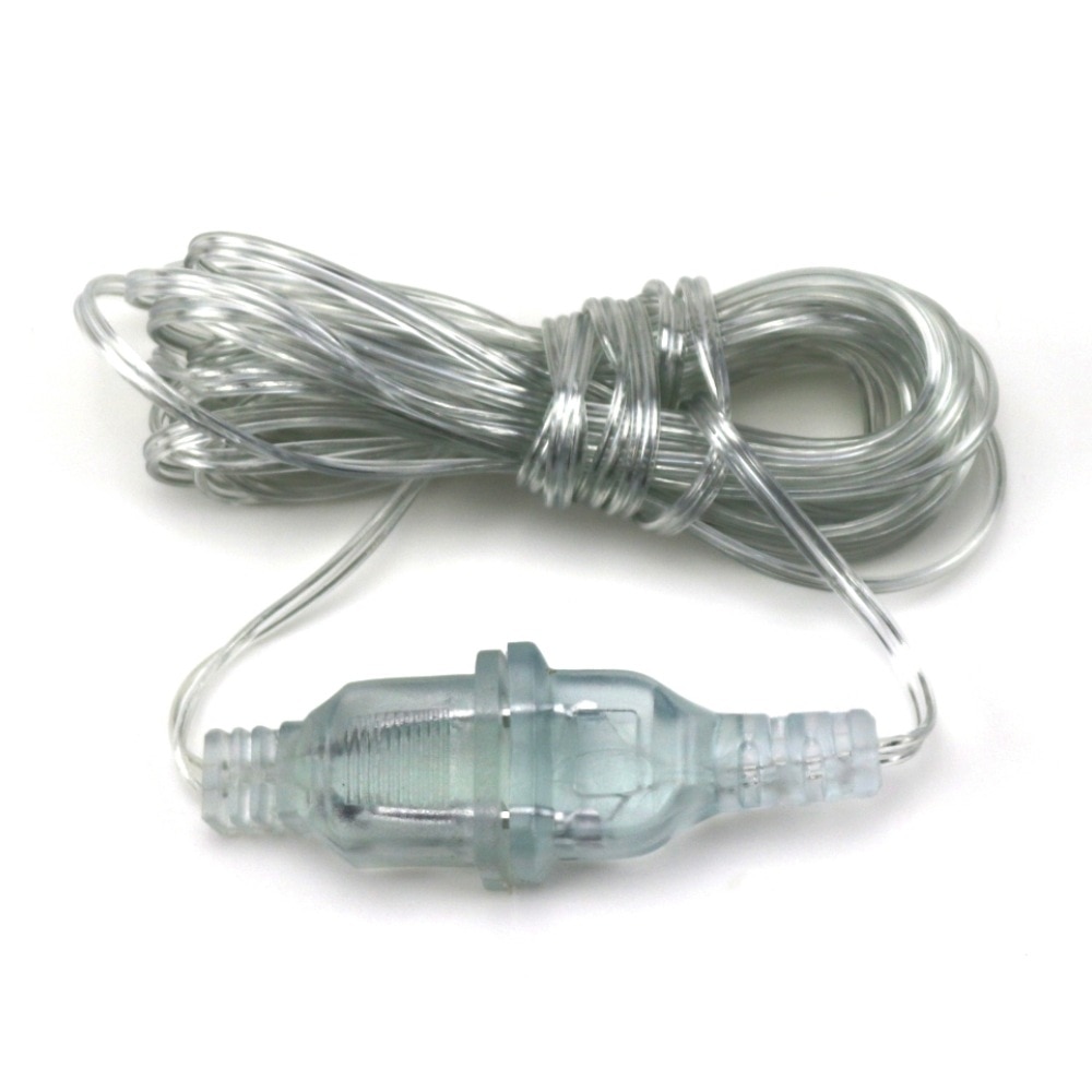 Cable extensor de 3/5M, enchufe UE/EE. UU. para Navidad, iluminación para de boda, cadena de luces LED para vacaciones, cable de extensión de luz para cortina